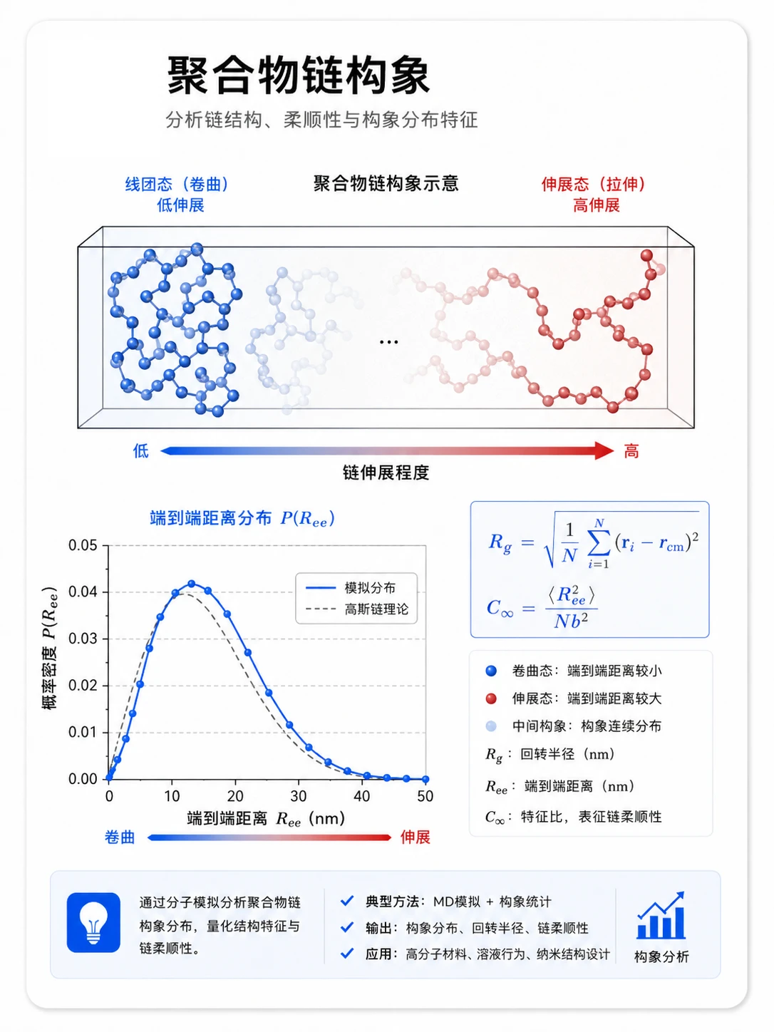 聚合物链构象参考图
