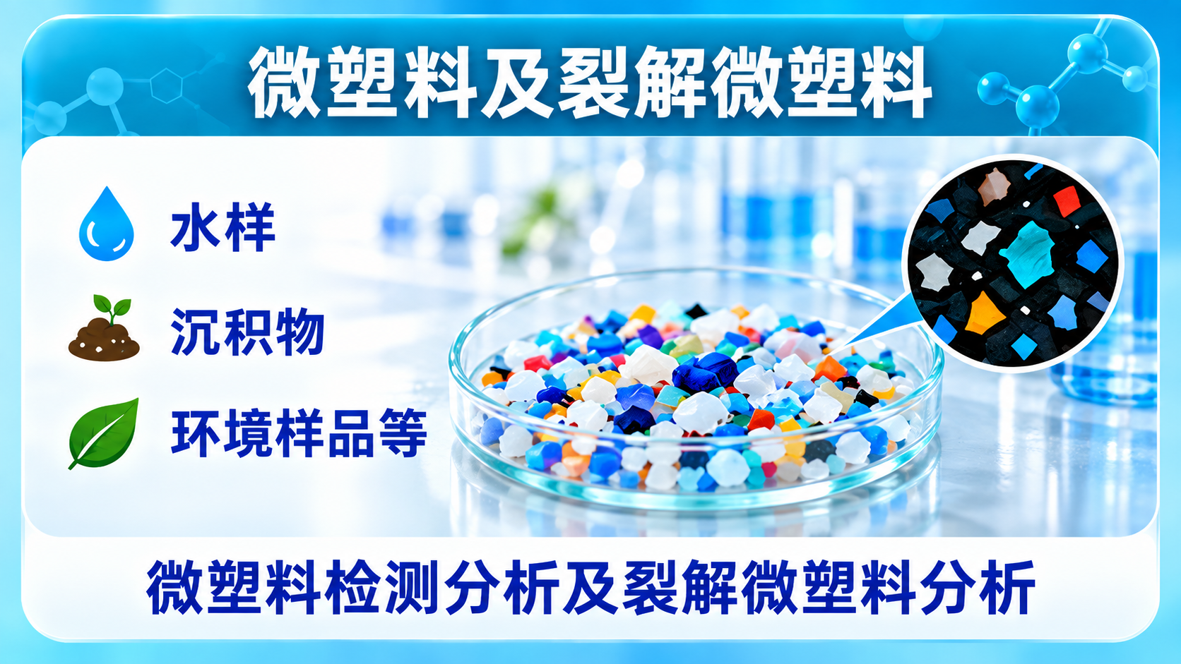 微塑料及裂解微塑料检测分析