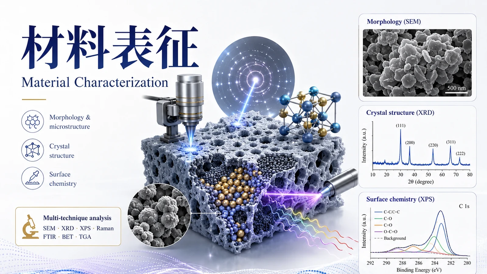 XRD物相分析 参考图